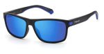 Ochelari de soare Polaroid PLD 2121/S OVK 5X MATTE BLACK BLUE
